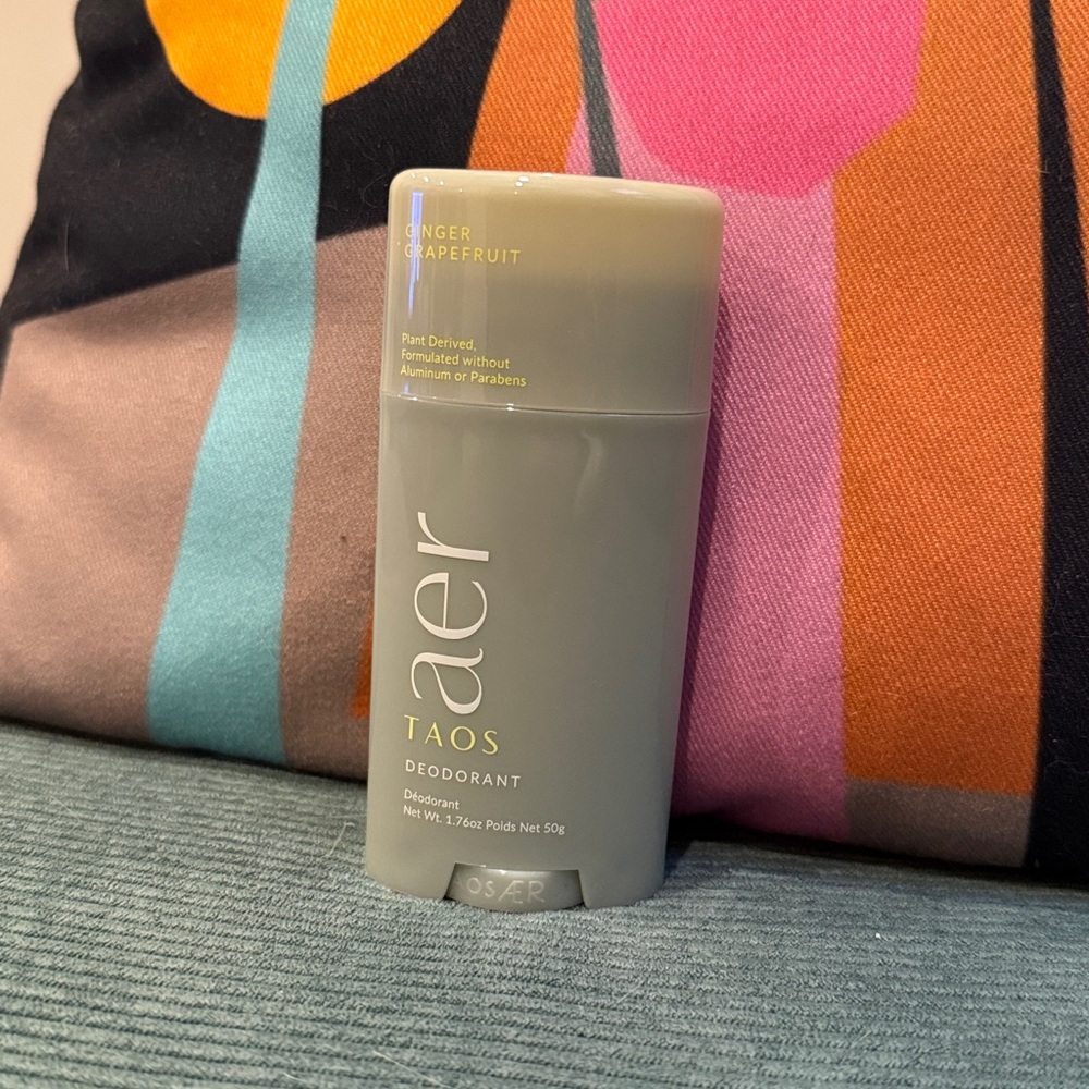 AER by TAOS Organic Ginger Grapefruit Next level Deodorant natural NEW full size
